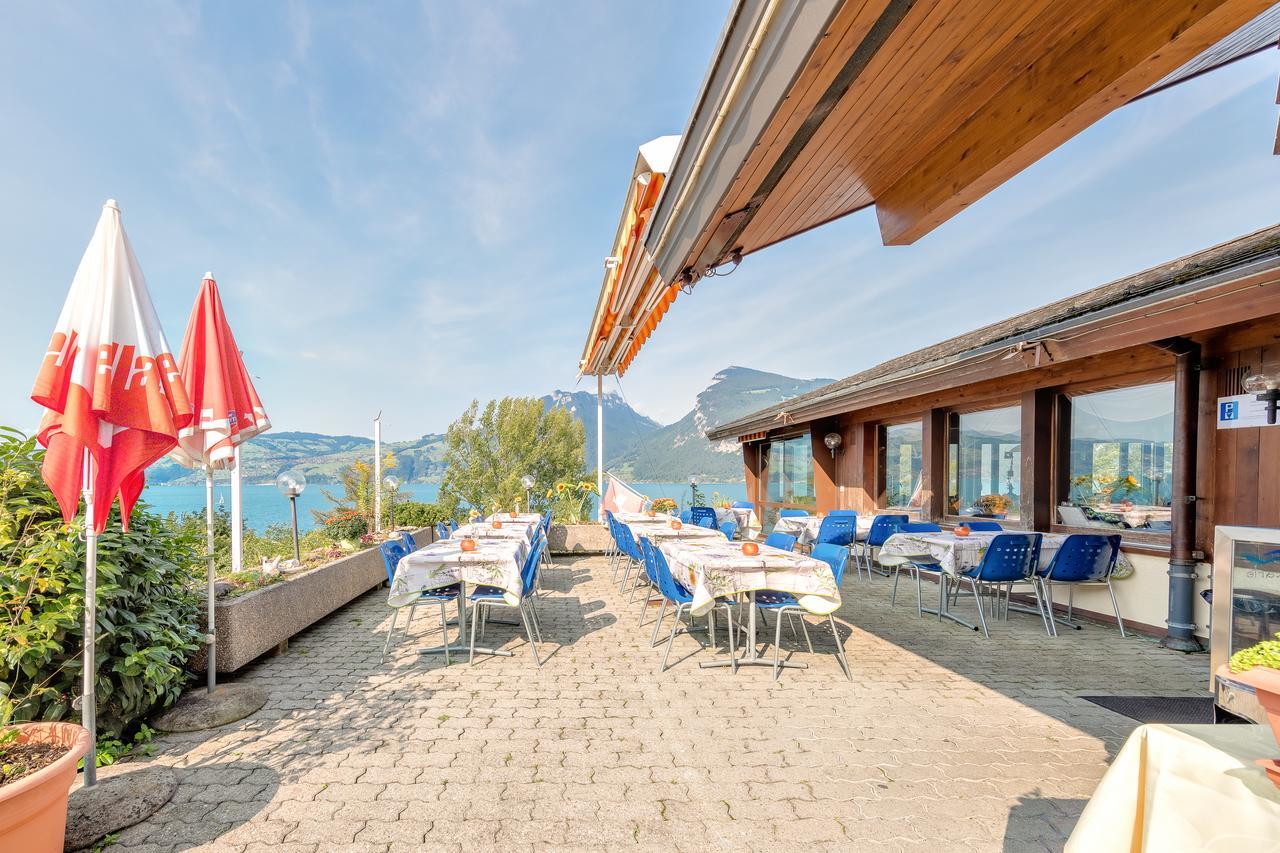 Hotel Restaurant Moeve Faulensee Ngoại thất bức ảnh